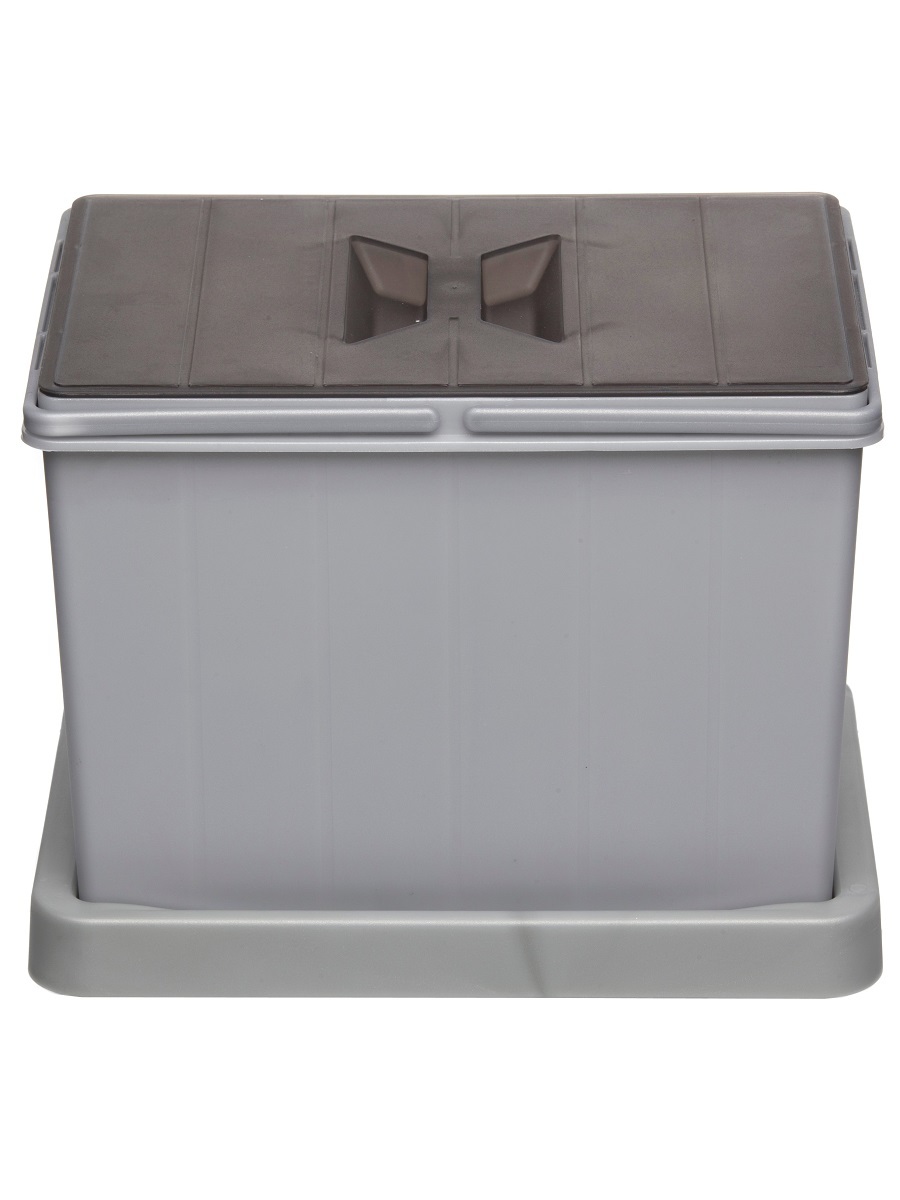 Система сортировки мусора Tau 12-1 Metallic Grey NAVAKO 10055 - Вид №1