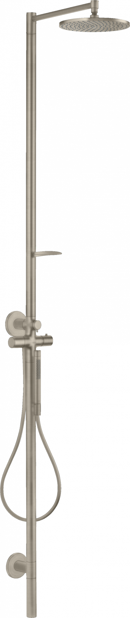 10912820 Душевая стойка с термостатом и верхним душем 240 1jet AXOR STARCK
