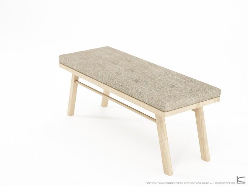 KARPENTER Мягкая скамейка из дерева и ткани Circa17 sun-id-1386007 - Вид №1