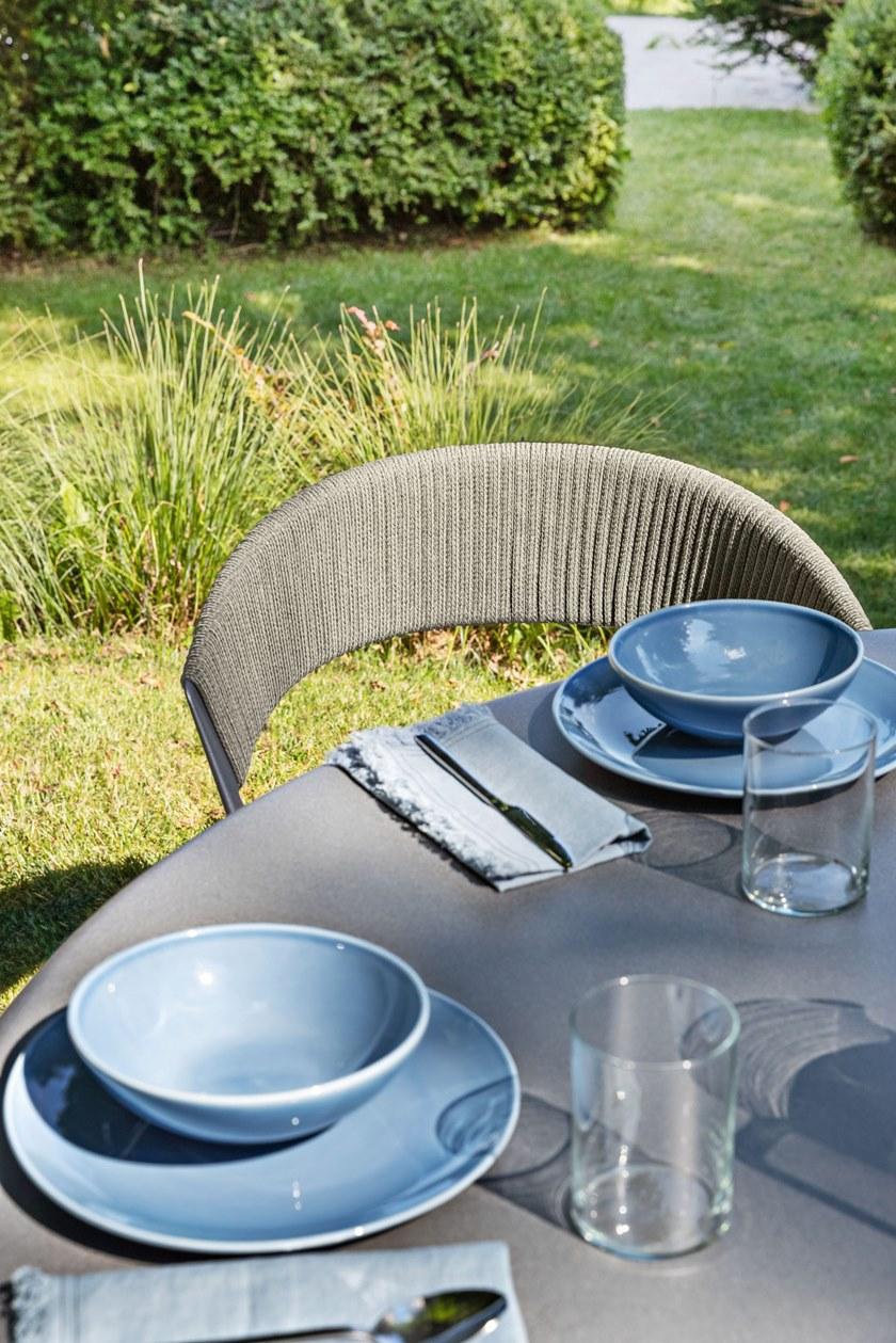 FAST Садовый стул из алюминия и ткани с подлокотниками Ria 7601 - 7602 - Вид №8