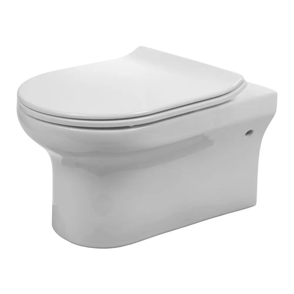 Унитаз подвесной Sensea Favori HDC520WH душевой смыв с сиденьем микролифт 83545194 STLM-2094452