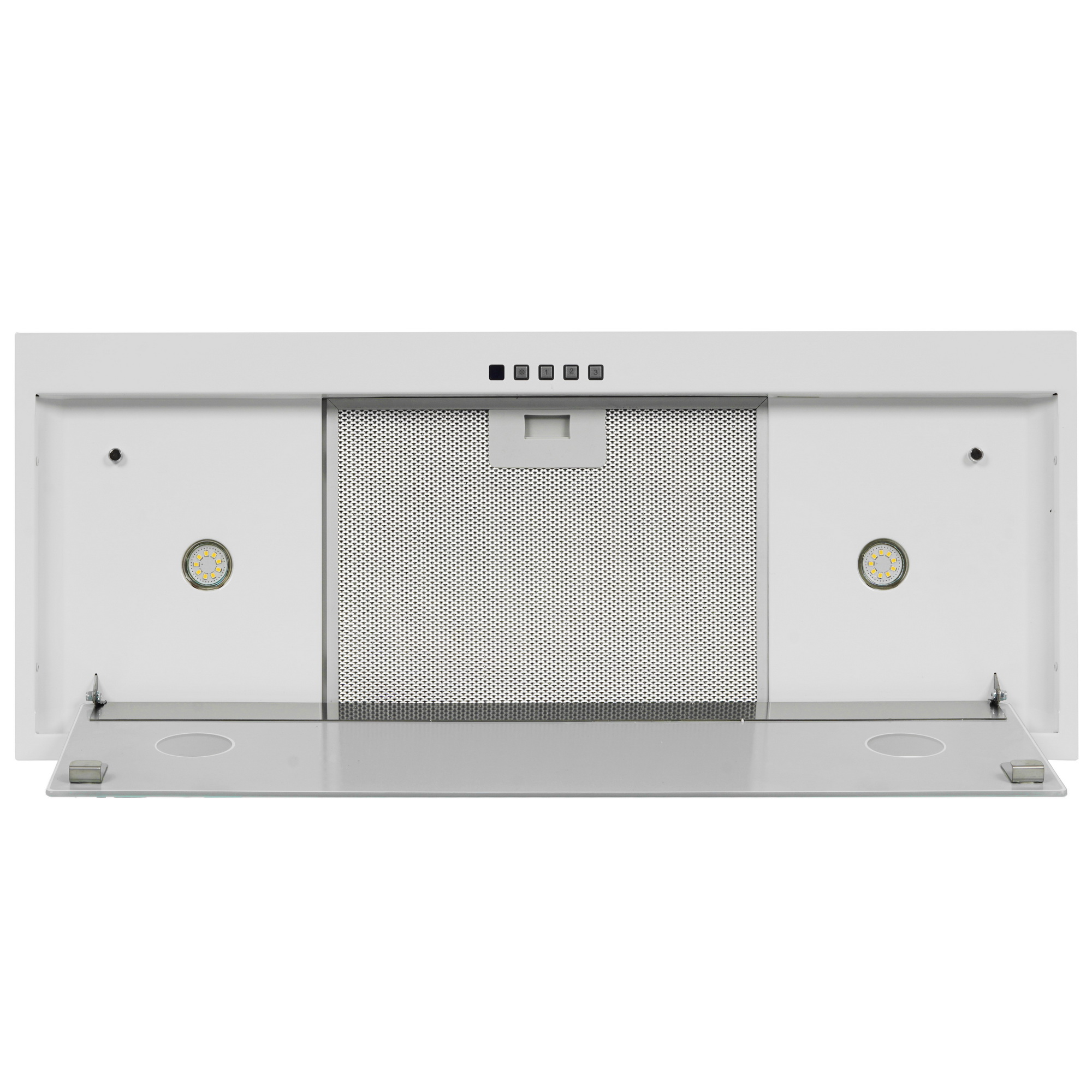 5354583 Вытяжка полновстраиваемая Akpo WK-10 Neva glass серебристый/белый STDN-0031585 - Вид №7