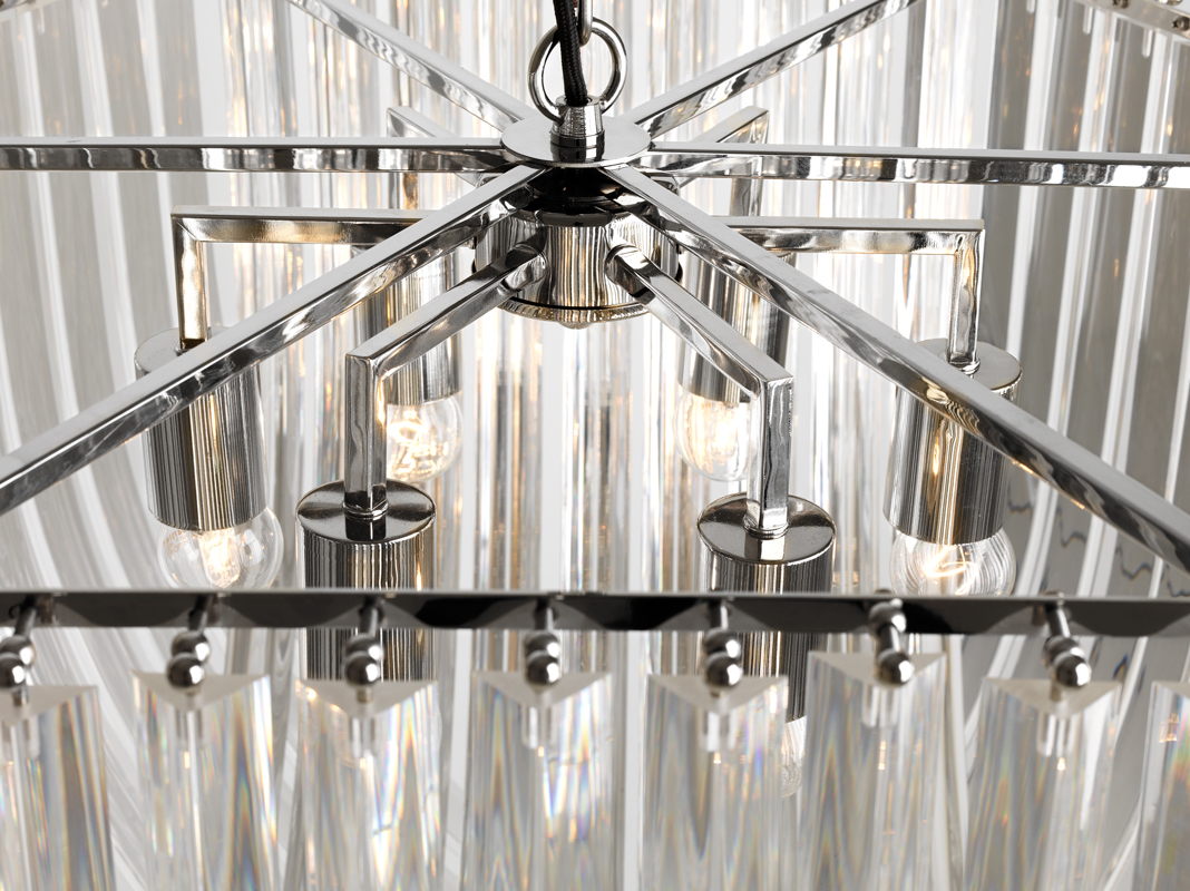 Люстра Hyres от Eichholtz прозрачная 109485 EICHHOLTZ ДИЗАЙНЕРСКИЕ, EICHHOLTZ 061545 Прозрачный  - Вид №2