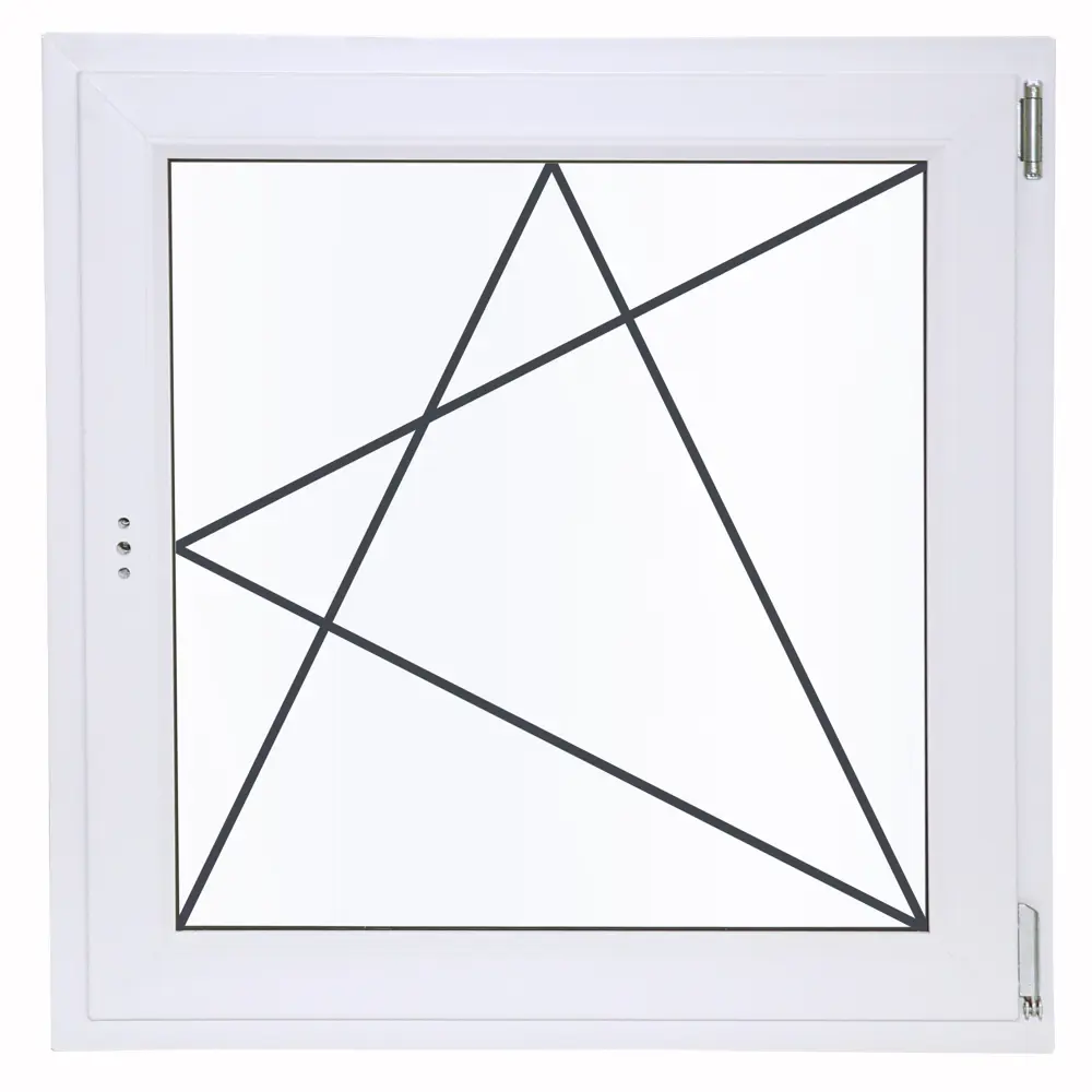 VEKA Одностворчатое пластиковое окно с поворотно-откидным механизмом 83117306