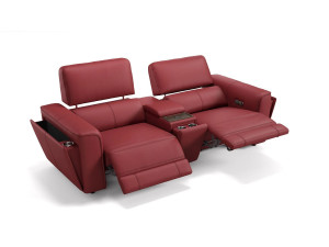 2-местный кожаный диван