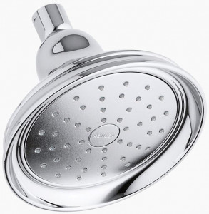 KOHLER Однофункциональная насадка для душа Bancroft 1,75 галлона в минуту с технологией впуска воздуха Katalyst K-14519-G-CP