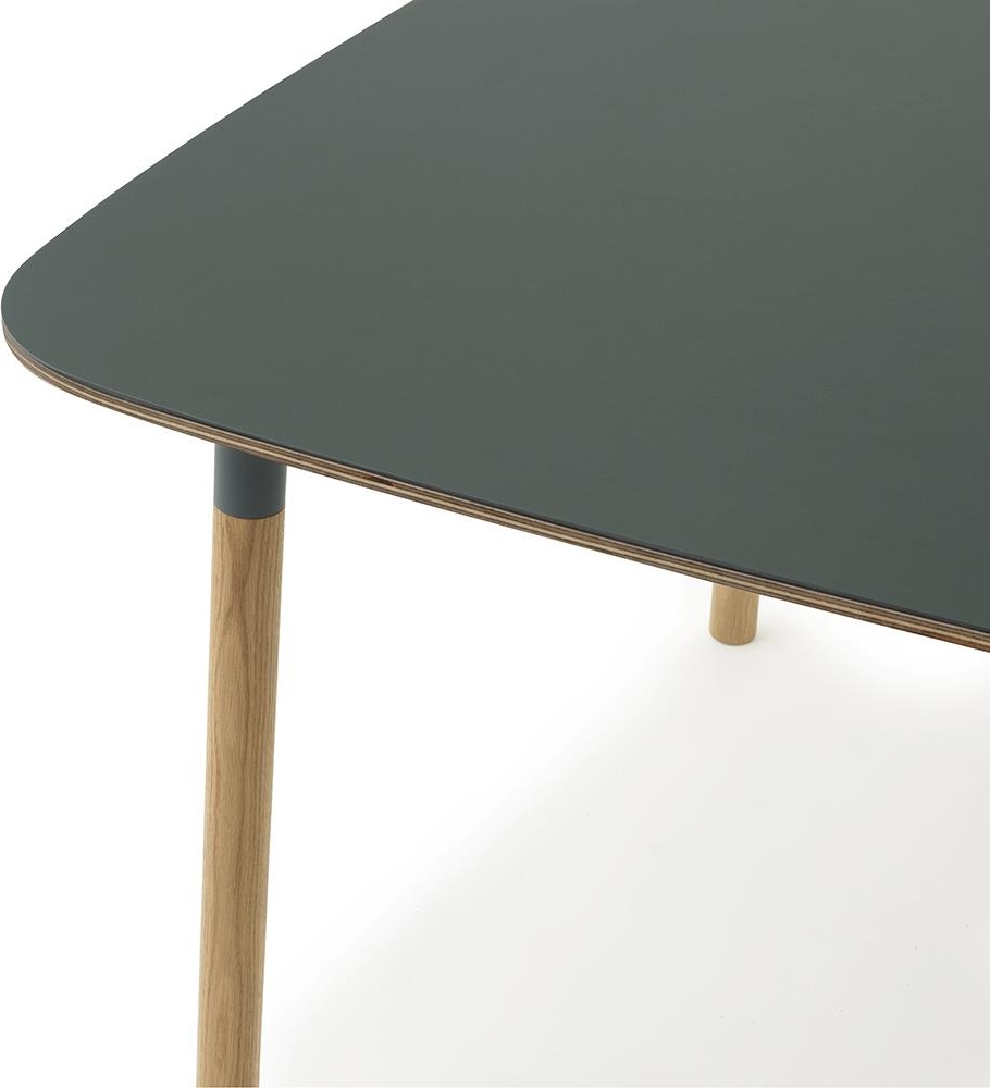 602832 Стол 120 x 120 см Зеленый / Дуб Норманн Копенгаген Normann Copenhagen Form - Вид №2