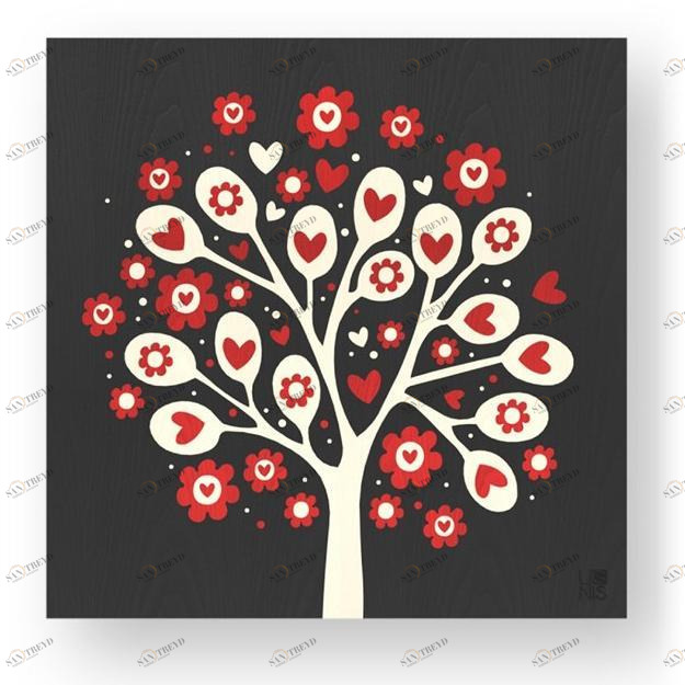 LIGNIS® Каркас из инкрустированного дерева Dolcevita love 11.045