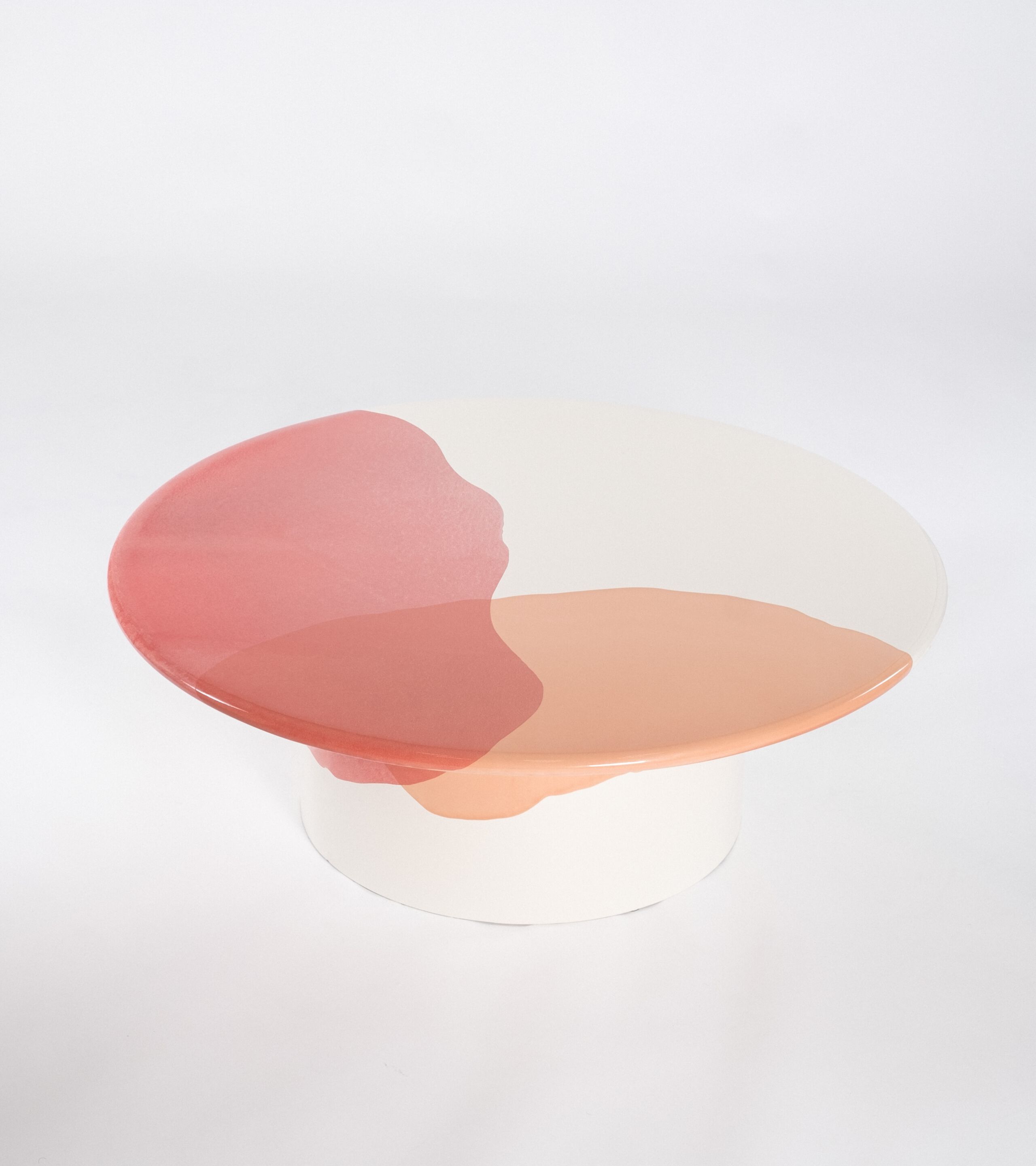 Круглый журнальный столик из эмалированной стали Patrick Jouin Edition Drop ARCH-00042187 - Вид №9