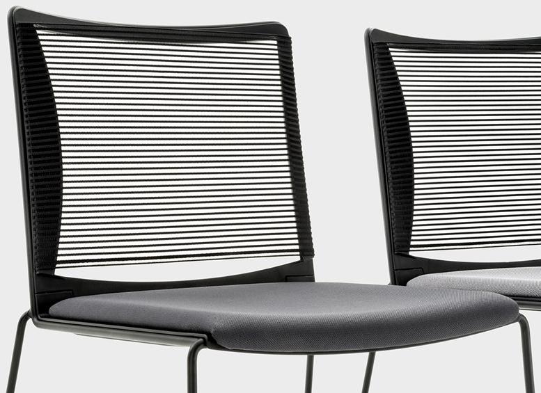 Viganò Стул на санках из ткани со встроенной подушкой Winner sun-id-1388009 - Вид №4