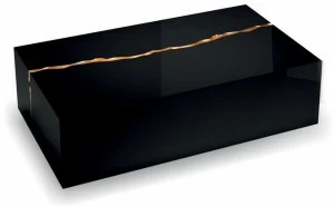 Reflex Прямоугольный журнальный столик из лакированного дерева Impact