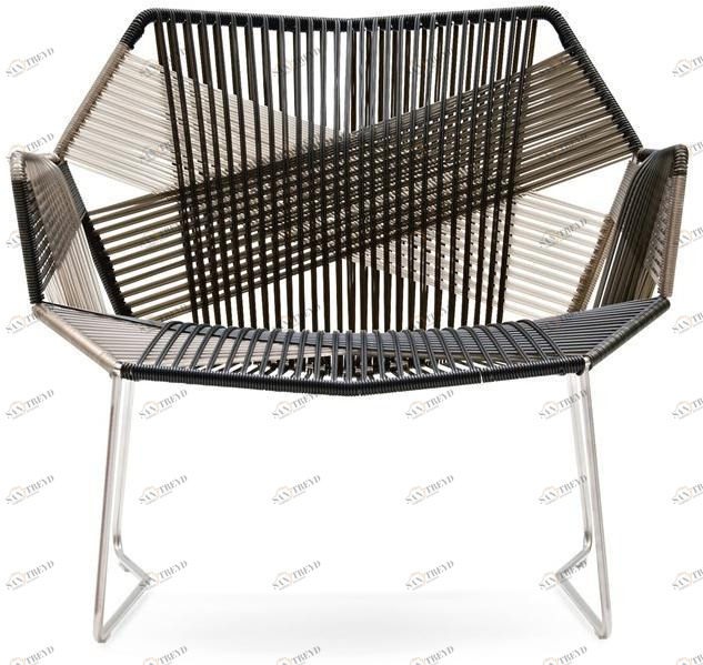 Moroso Кресло с подлокотниками из плетеной технополимерной проволоки Tropicalia sun-id-1376481