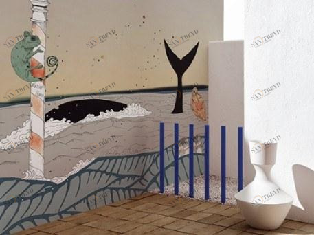 Wall&decò Огнеупорные экологические обои Contemporary wallpaper 2020 sun-id-1409954