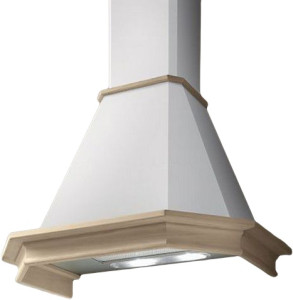9064798 Вытяжка каминная Jetair ASPEN WH/A/90 FRASSINO белый/бежевый