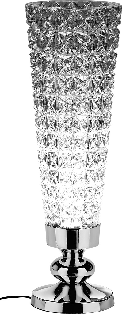 10629637 Avdeev Crystal Светильник "Снежная королева" "Сетка" подставка хром Хрусталь 