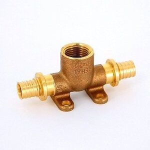 REHAU Водорозетка надвижная проходная 20х1/2"х20 MХ (бронза)