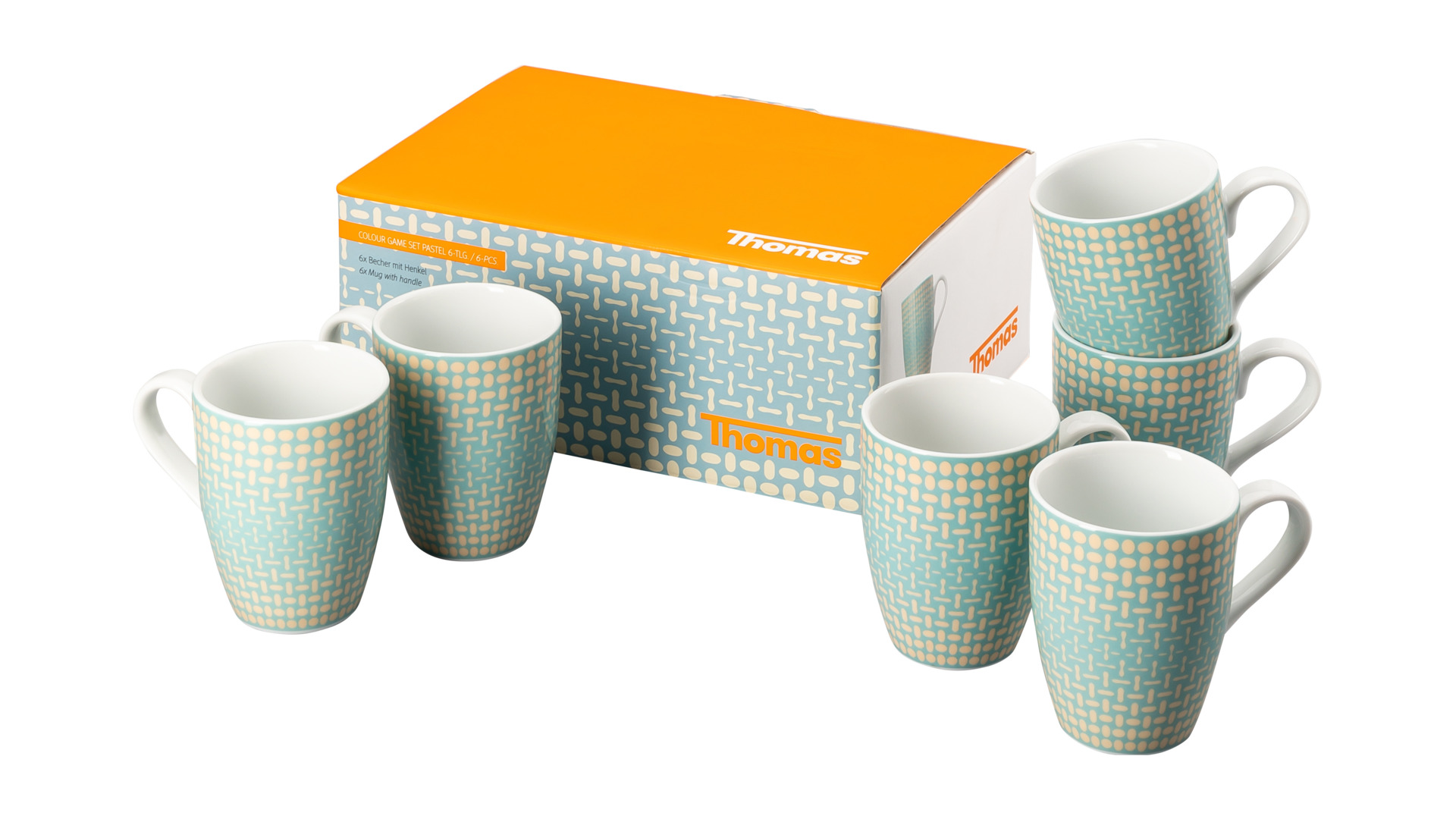 10640648 Thomas Набор кружек Thomas "Игра цвета" 330мл, 6шт Фарфор  - Вид №1