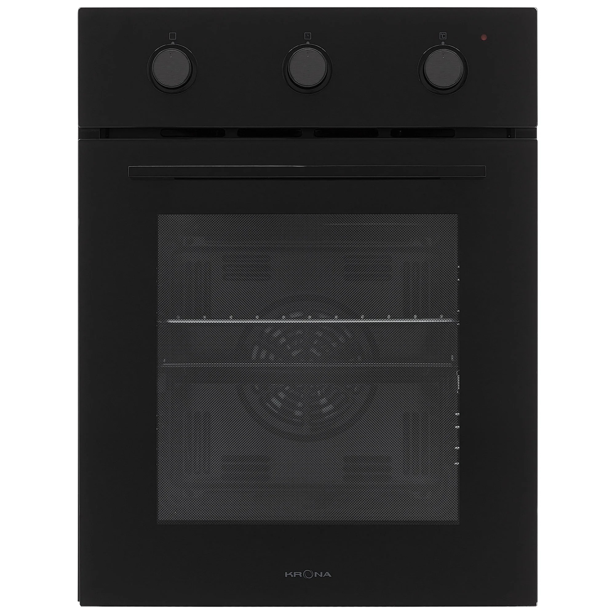 9138442 Электрический духовой шкаф KRONA LYRA 45 BL/BL черный KRONA1 STDN-0094177 - Вид №1