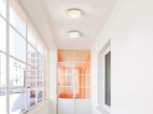 Алюминиевый и стеклянный светодиодный потолочный светильник