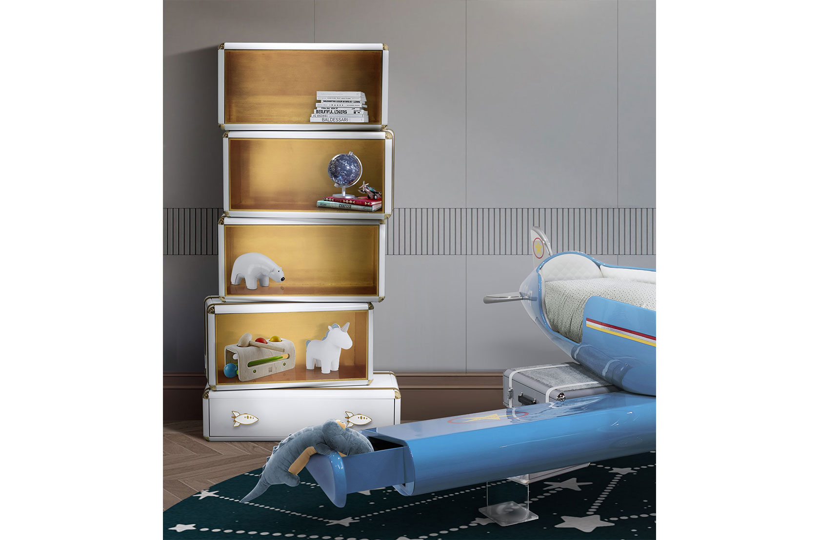 CIST818 Книжный шкаф в детскую Фэнтези Эйр Circu  - Вид №16