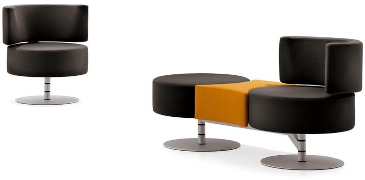 ROSSIN Модульное вращающееся кресло Atoma sun-id-1440747 - Вид №3