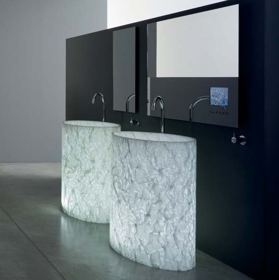 45711 Накладная раковина на столешницу  круглая Rapsel  - Вид №1