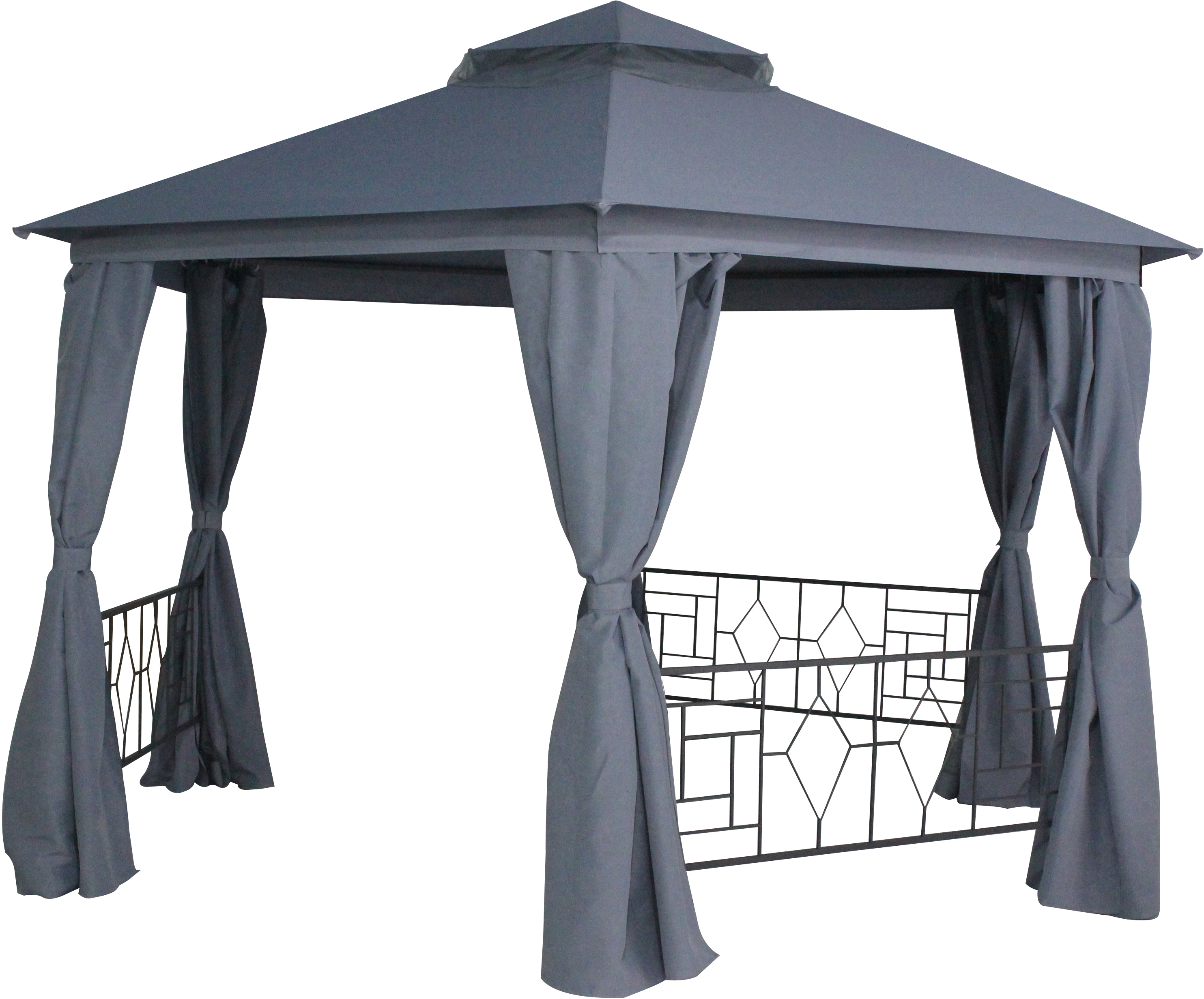 NATERIAL Шестиугольный шатер Антрацит Нью с москитной сеткой 15096560