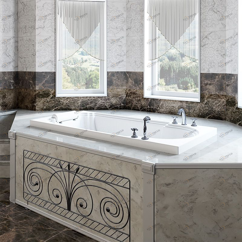 Ванна "АНАБЕЛЬ" (чаша, рама-подставка на декоративных ножках, подголовник, исполнение хром) Radomir 401201417