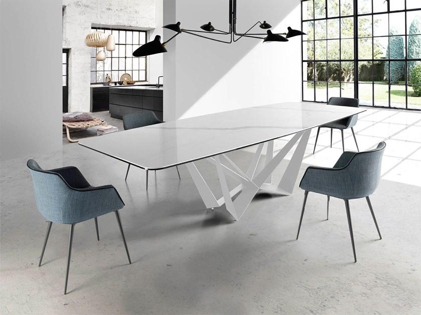 Angel Cerdá Стол для гостиной, окрашенный из стали с эпоксидной краской Urban deco 1053 Angel Cerda - Вид №8