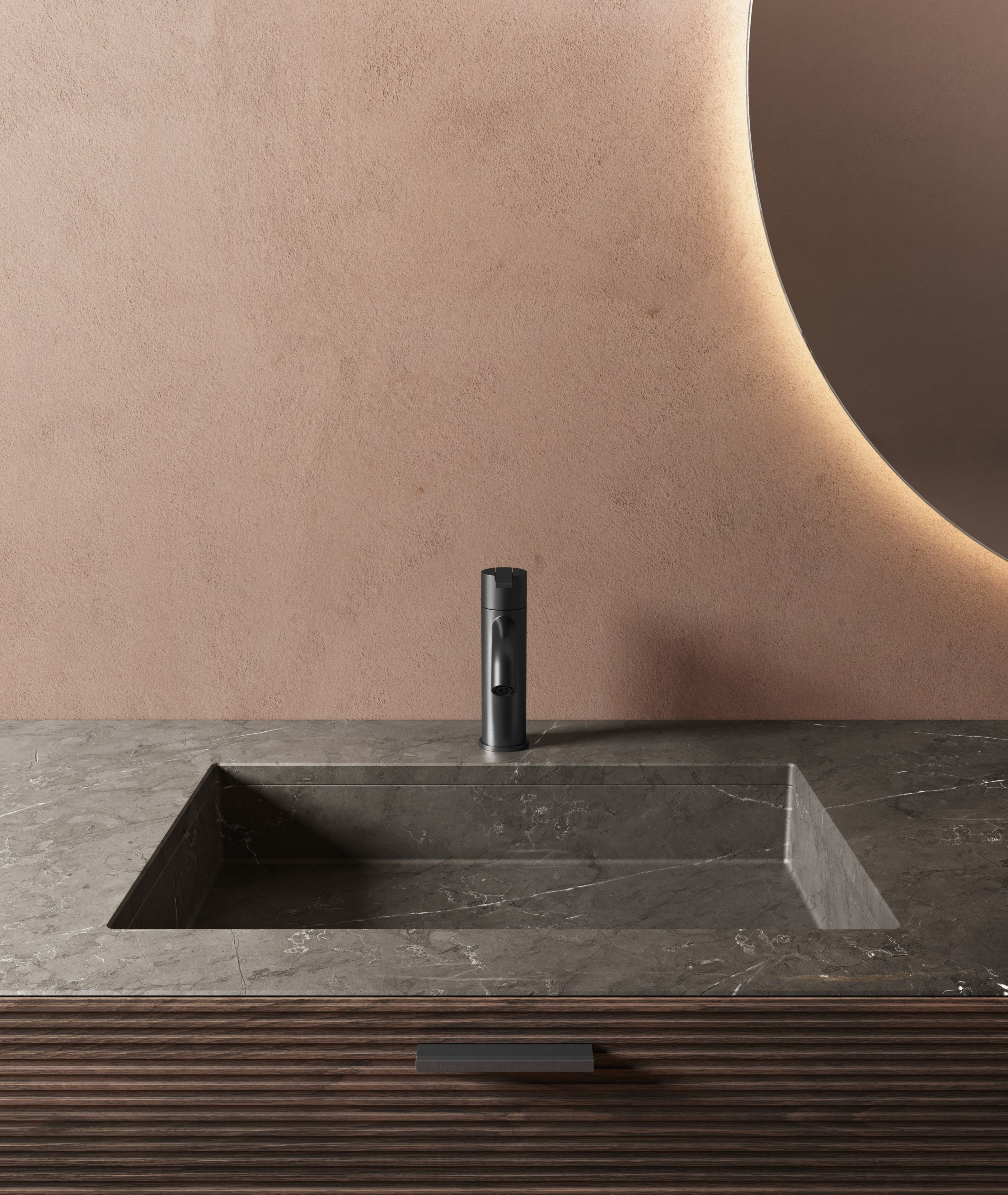 Деревянный подвесной умывальник Inbani решетки ARCH-00061218 - Вид №1