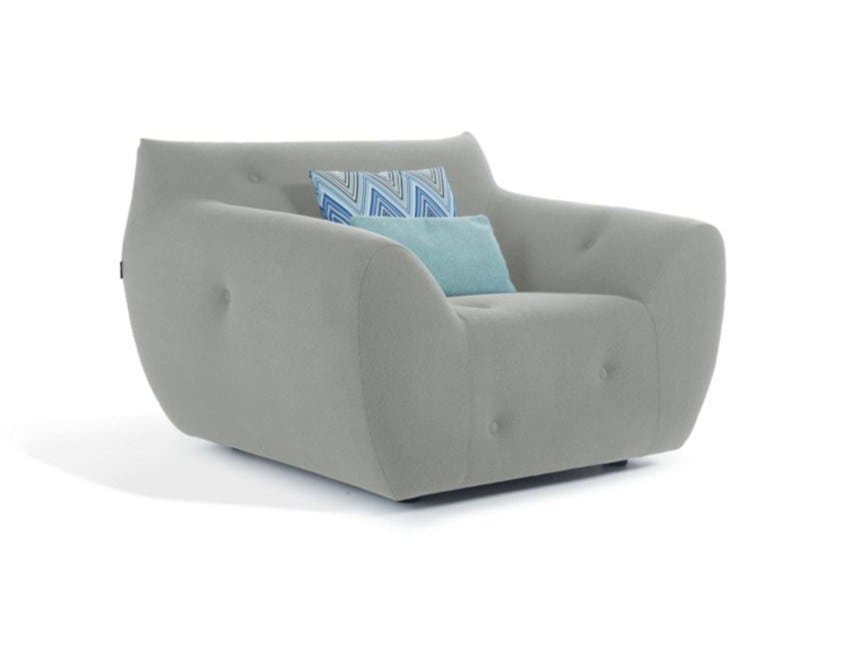 Тканевое садовое кресло с подлокотниками ROCHE BOBOIS Informel Outdoor ARCH-00130133 - Вид №6