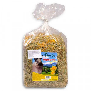 Т0022704 Корм для грызунов Alpiland Yellow сено с одуванчиком 500г Fiory