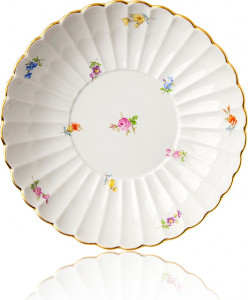 10558924 Meissen Блюдо для гарнира круглое 20см "Россыпь цветов" Фарфор