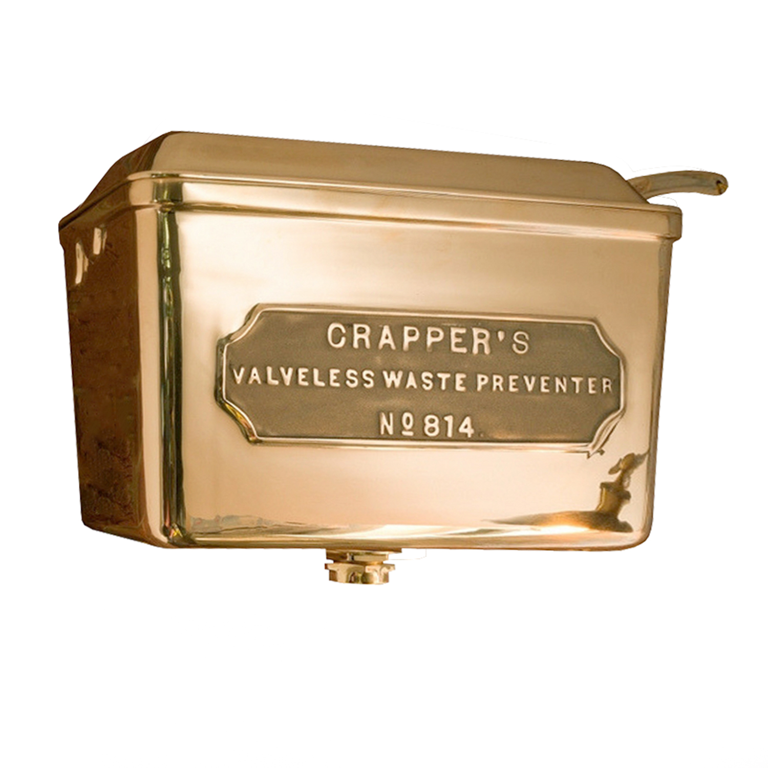 TC814HLPB Бачок из полированной латуни высокого уровня Thomas Crapper  - Вид №2