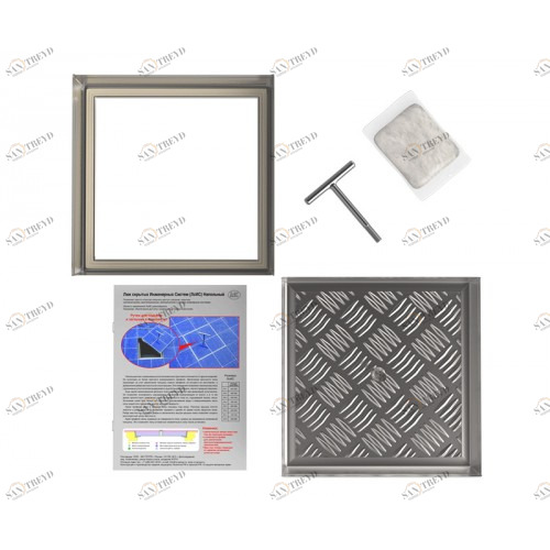 Напольный люк под плитку, съемный 800Х800 ВОЗРОЖДЕНИЕ sun-id-1025100