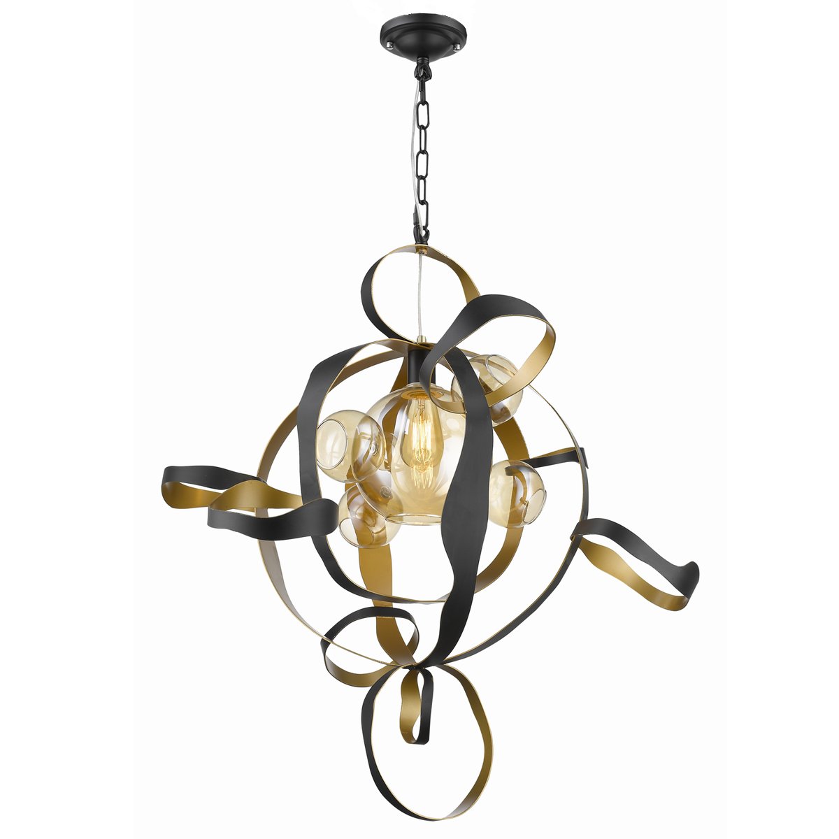 Подвесной светильник P68057L black/gold от Delight Collection DELIGHT COLLECTION ДИЗАЙНЕРСКИЕ 243783 Золото  - Вид №2
