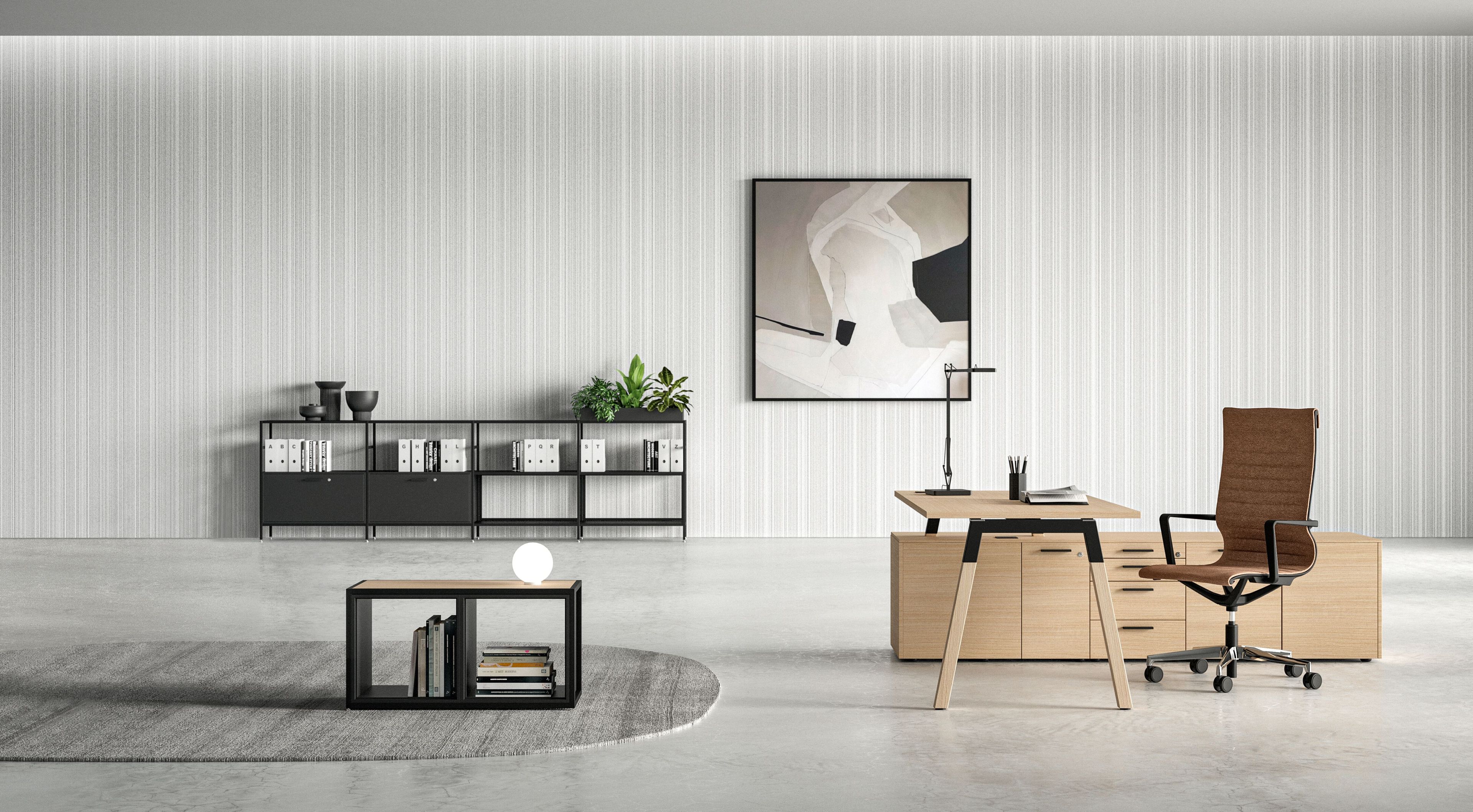 Рабочий стол со встроенной полкой Bralco Polar ARCH-00151196 - Вид №1