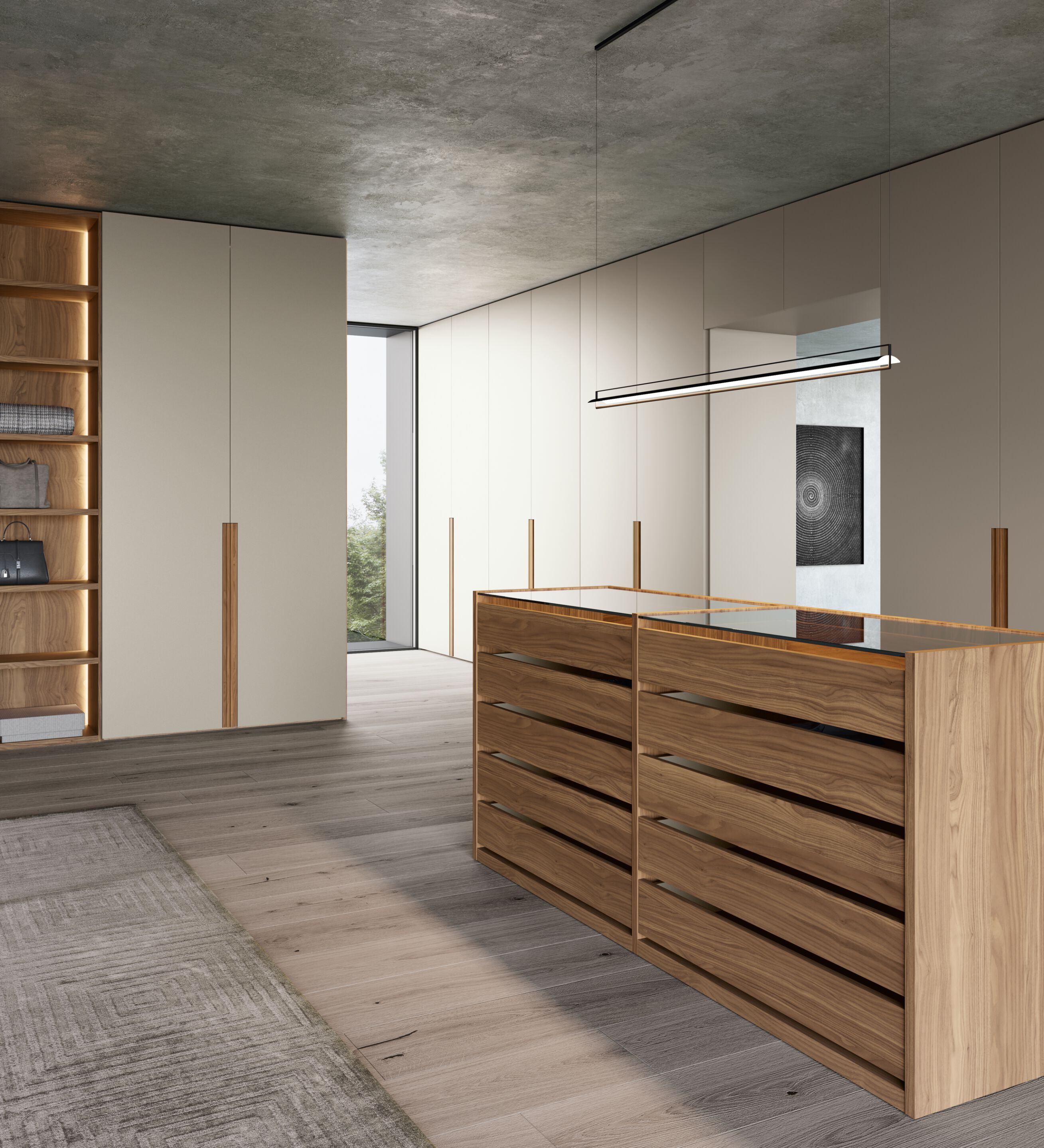 Секционный шкаф с деревянной распашной дверью Dall'Agnese Wardrobe Collection ARCH-00107395 - Вид №1