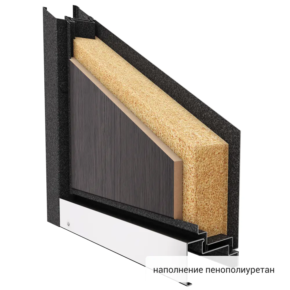 Дверь металлическая Контрол Леона, 880 мм, левая, цвет венге TOREX STLM-2062048 - Вид №10