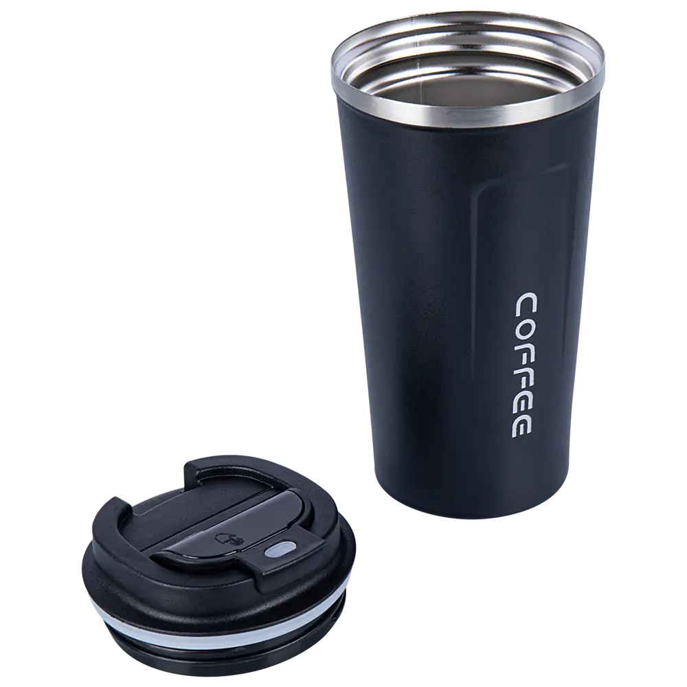 Термокружка 510 мл металлическая колба цвет черный Santreyd STLM-2130640 - Вид №1