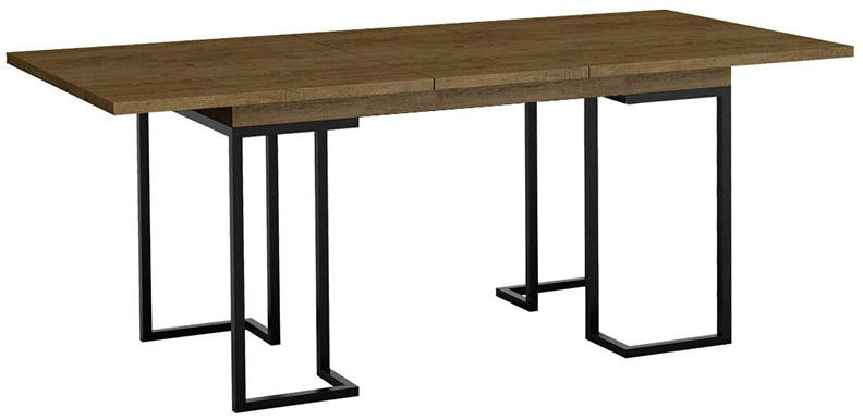 1752 Стол раскладной обеденный Loft 160 Дуб табак R-HOME 4003604h_Табак - Вид №1