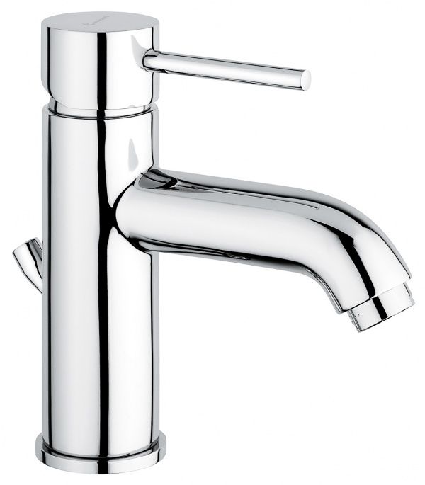 45003CR Emmevi Piper, однорычажный смеситель для раковины с донным клапаном, цвет хром