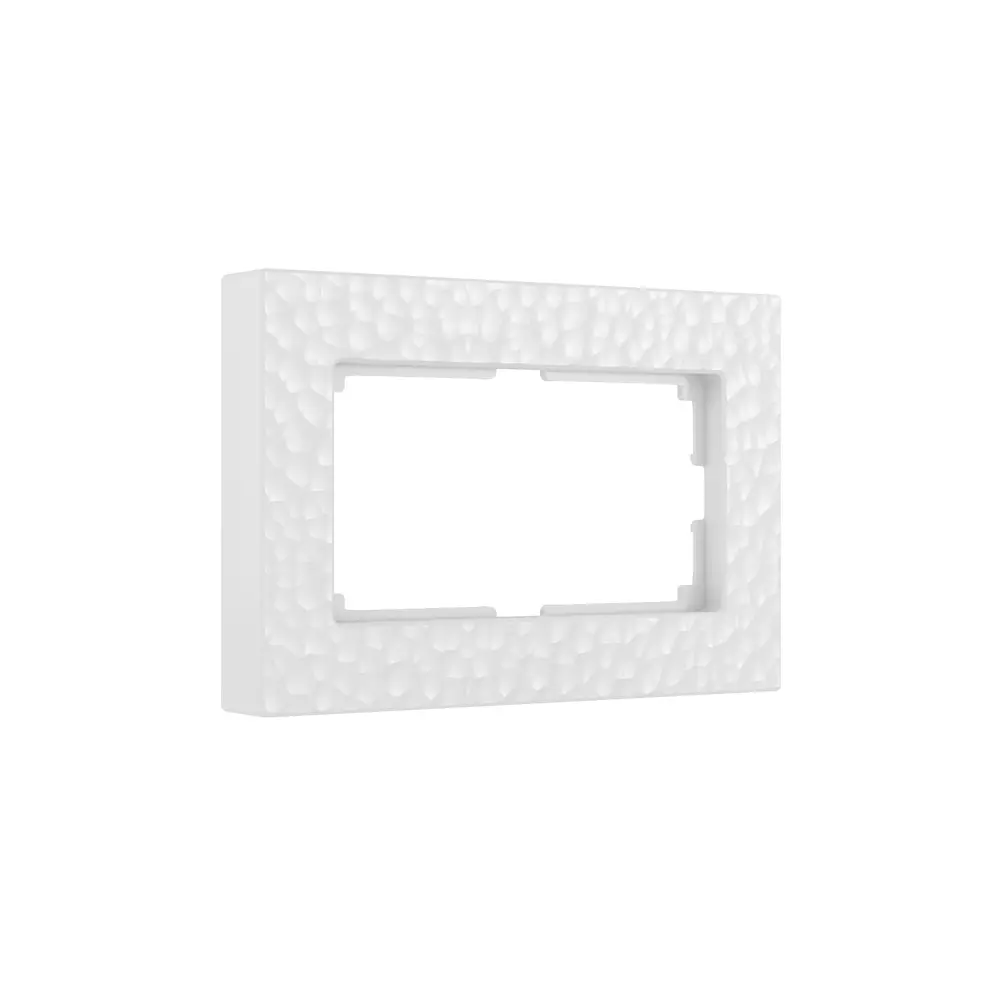 Рамка для розеток и выключателей Werkel Hammer W0082401 2 поста цвет белый STLM-2025287 - Вид №1