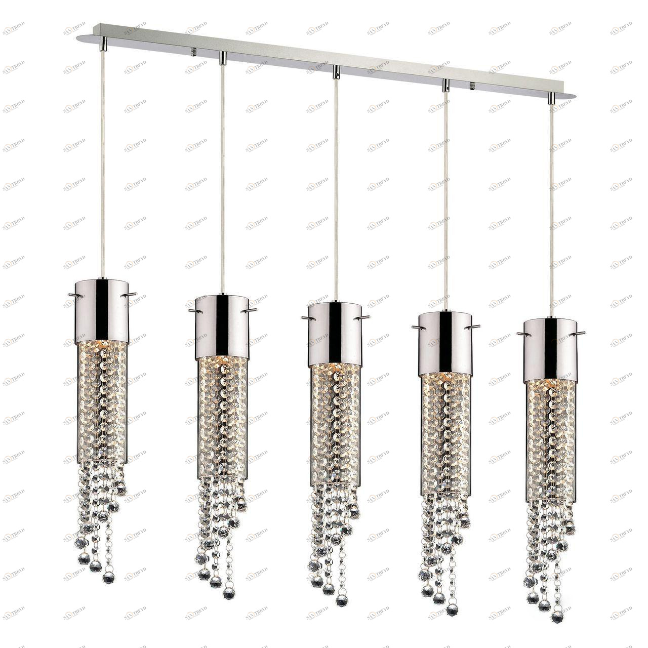Подвесной светильник Ideal Lux Gocce SB IDEAL LUX ДИЗАЙНЕРСКИЕ, GOCCE 072653 Прозрачный;серебро 