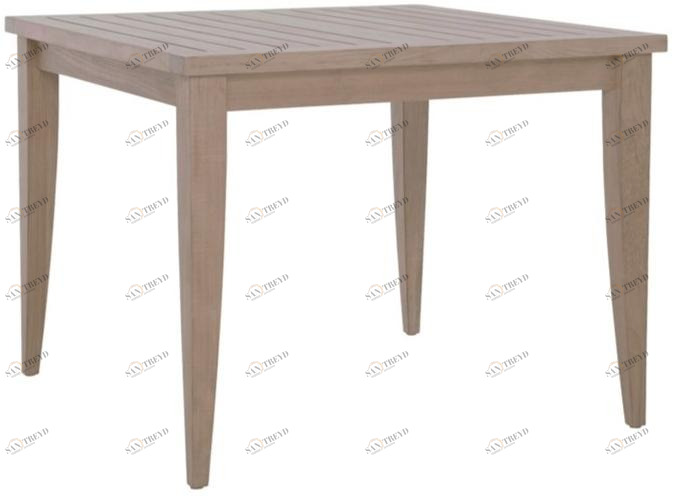 JANUS et Cie Квадратный обеденный стол из тика Relais sun-id-1354933