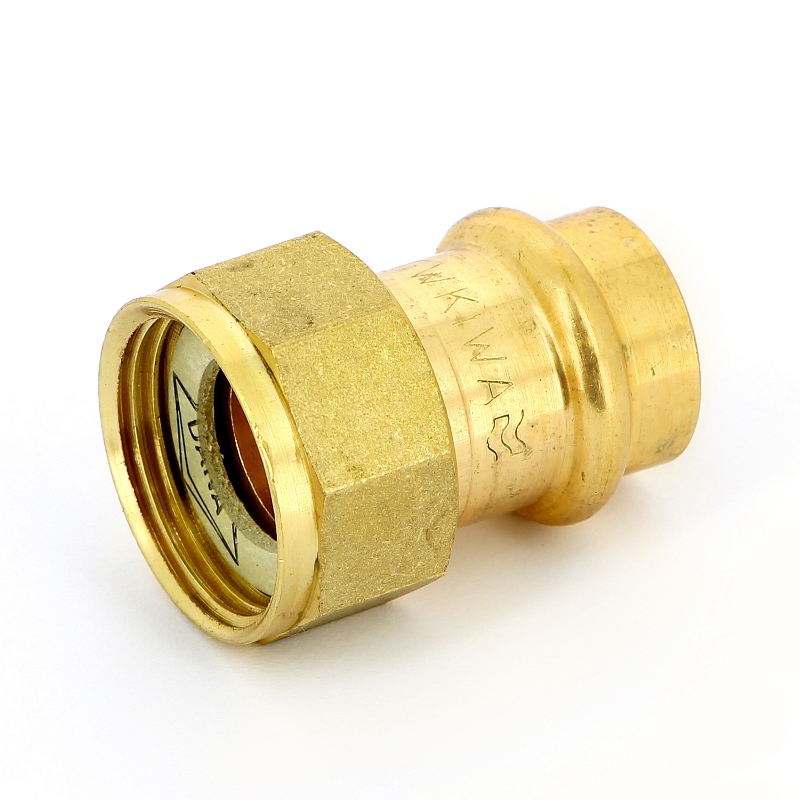 Муфта пресс IBP 18 х 3/4" с накидной гайкой бронза P435501806000 - Вид №3