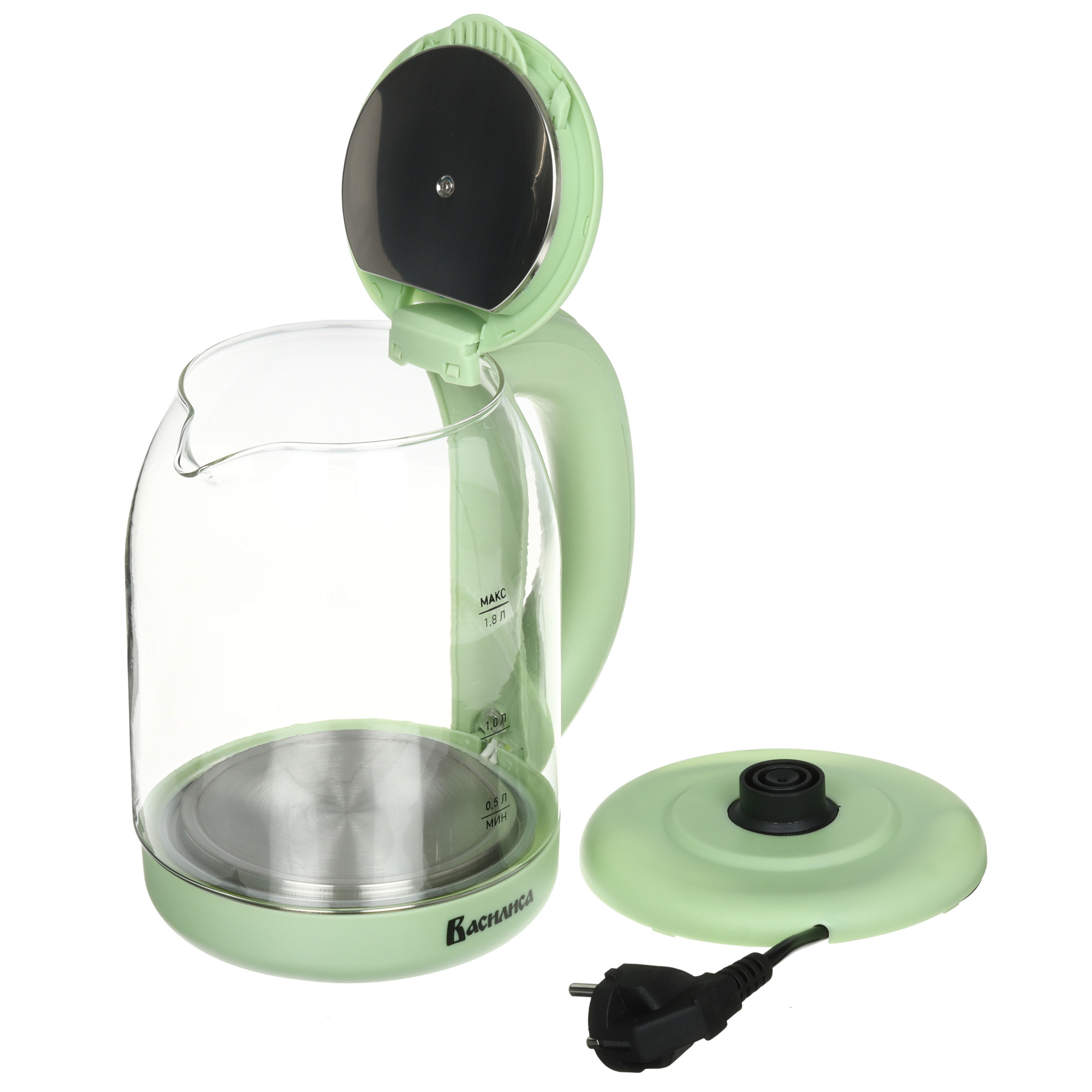 9050548 Электрочайник Василиса ВА-1035 зеленый STDN-0148242 - Вид №4