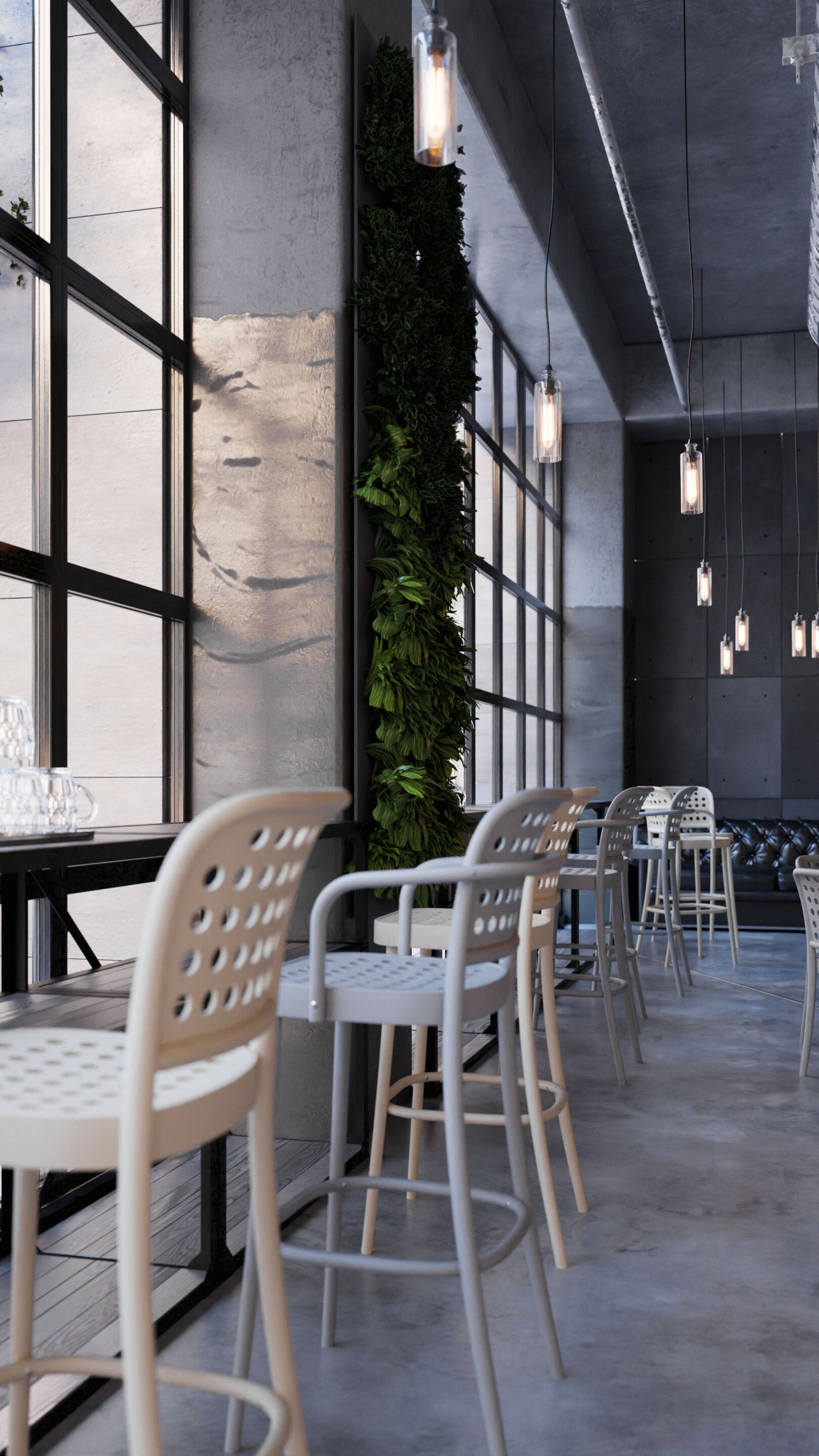 Высокий деревянный стул с подлокотниками TON 822 ARCH-00089141 - Вид №8