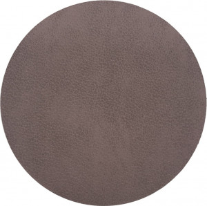 10646801 ADJ Круглая подставка под бокалы двусторонняя d12см, пепельная роза/устричный Кожа искусственная