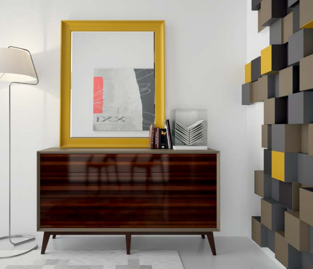 107547 Комод Sixty-Nine Ahumado Classic 160 см La Ebanisteria Nite-Nite 